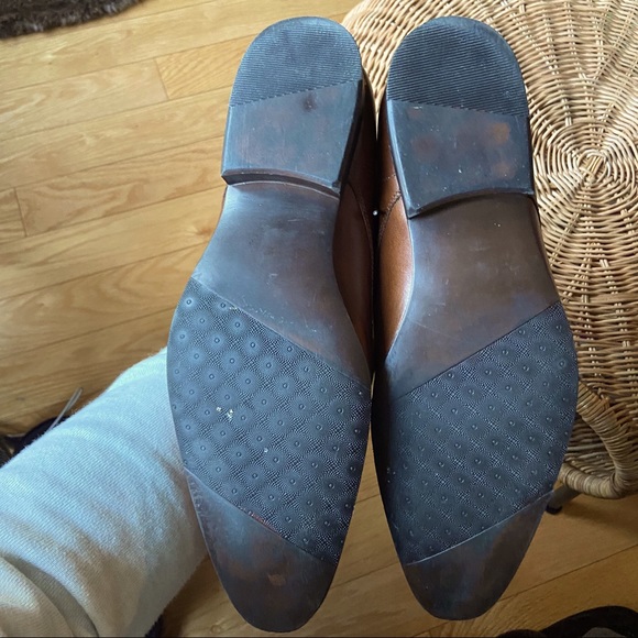 Topman Brown Leather Derby Shoes - Picture 7 of 7